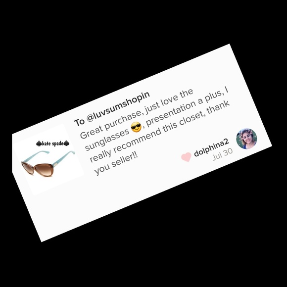 NWT!♠️kate spade♠️Angelique Cat-Eyed Sunglasses - Picture 2 of 8